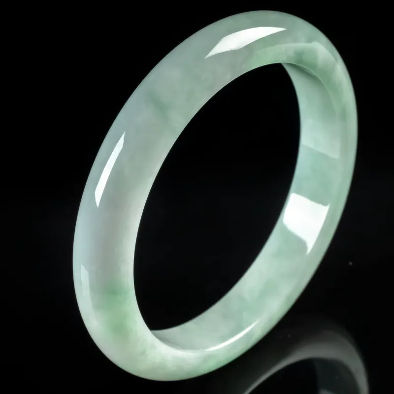 PUPAN Ice Glutinous Jadeite Bangles Women's-2