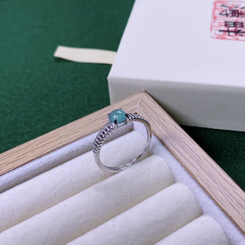 PUPAN Jadeite Rings Women's-4