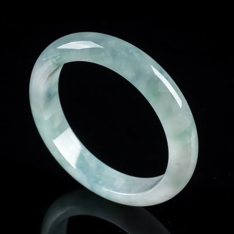 PUPAN Ice Glutinous Jadeite Bangles Unisex-1