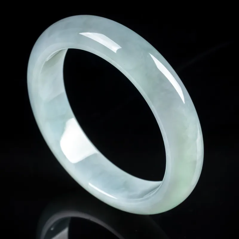 PUPAN Ice Glutinous Jadeite Bangles Women's-3