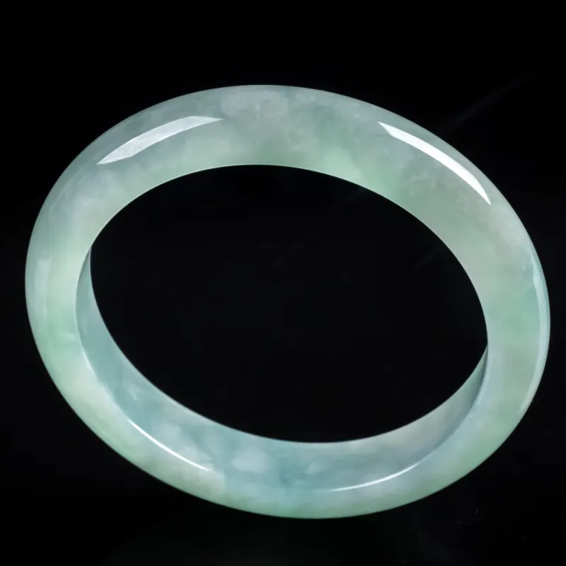 PUPAN Glutinous Jade Jadeite Bangles Women's-2