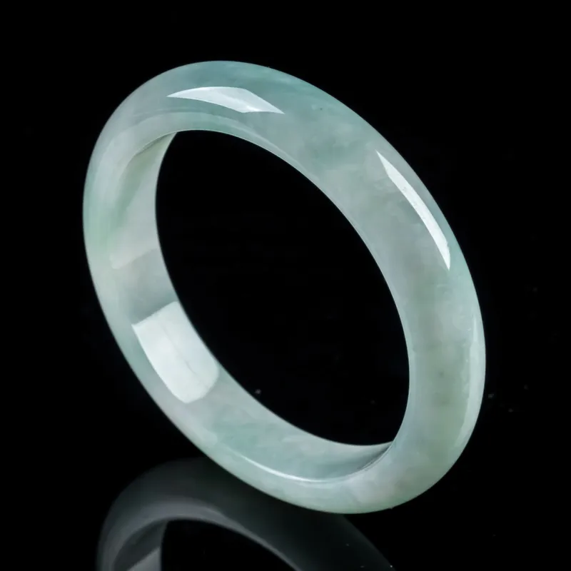 PUPAN Ice Glutinous Jadeite Bangles Unisex-4