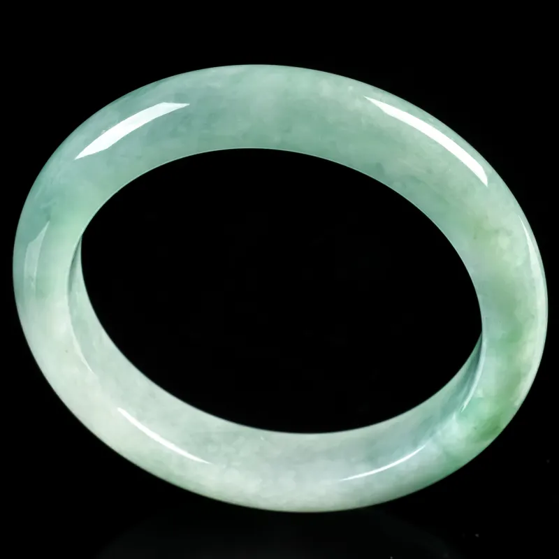 PUPAN Ice Glutinous Jadeite Bangles Women's-3