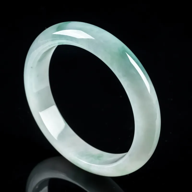 PUPAN Ice Glutinous Jadeite Bangles Unisex-2