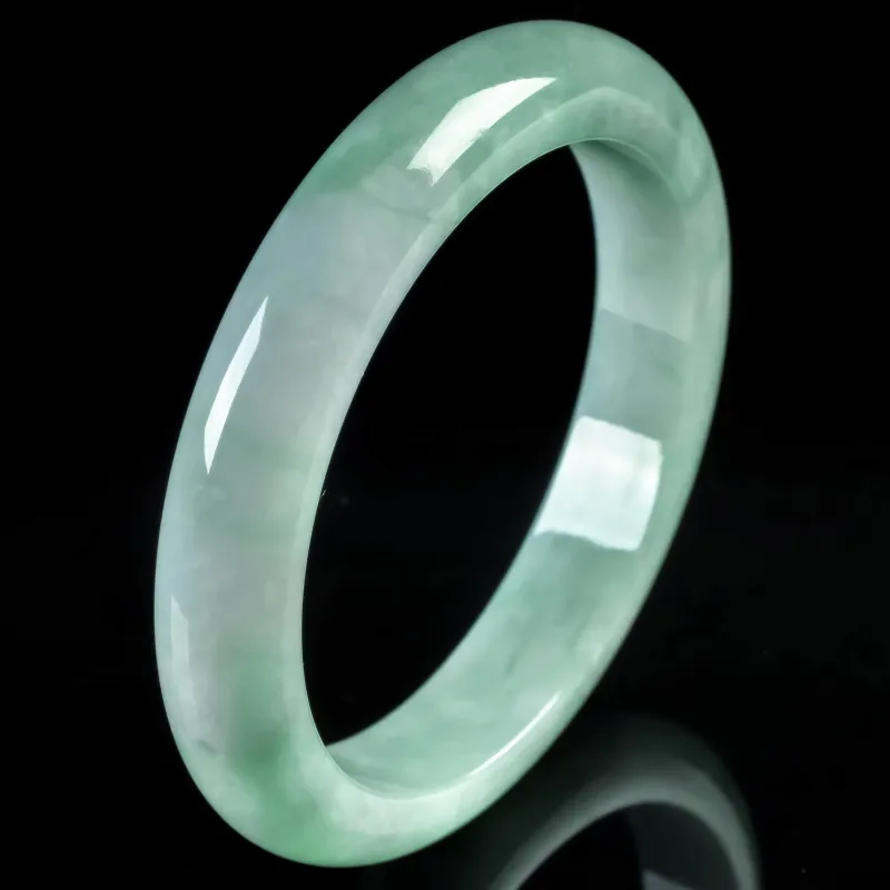 PUPAN Glutinous Jade Jadeite Bangles Women's-1