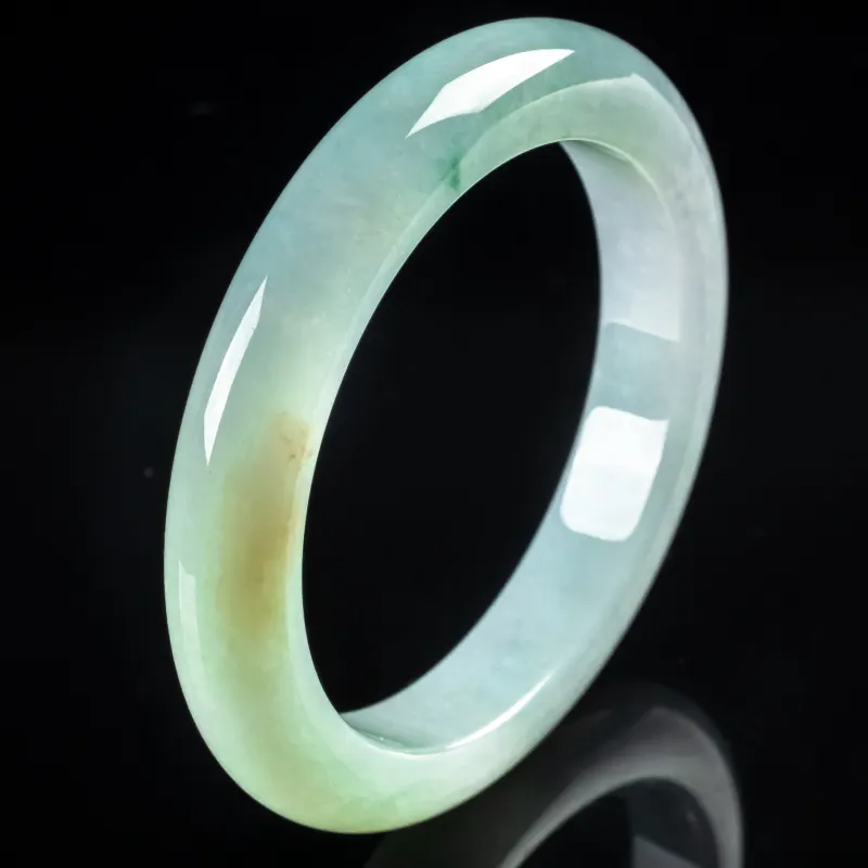 PUPAN Ice Glutinous Jadeite Bangles Unisex-2