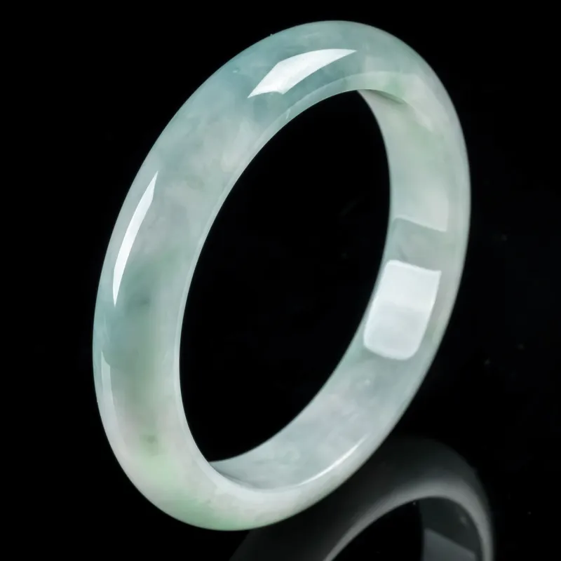PUPAN Ice Glutinous Jadeite Bangles Unisex-4