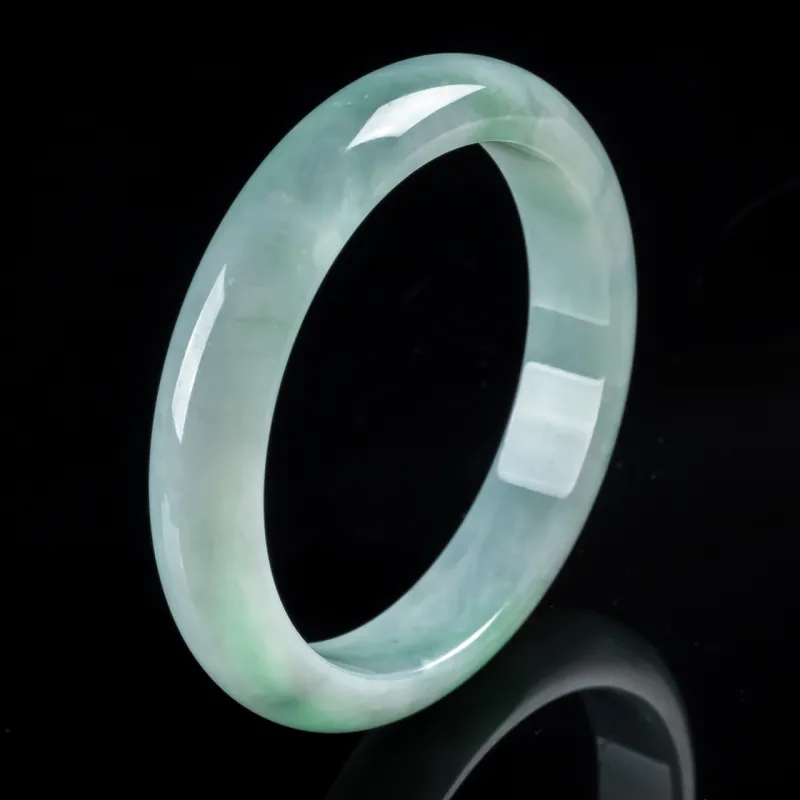 PUPAN Ice Glutinous Jadeite Bangles Unisex-1