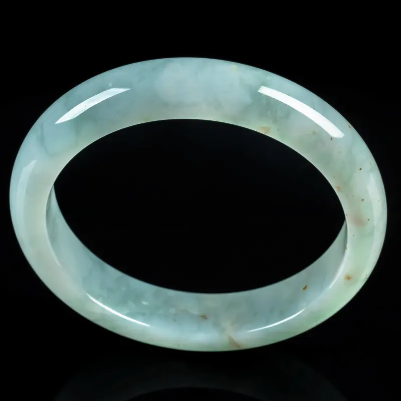 PUPAN Glutinous Jade Jadeite Bangles Women's-2