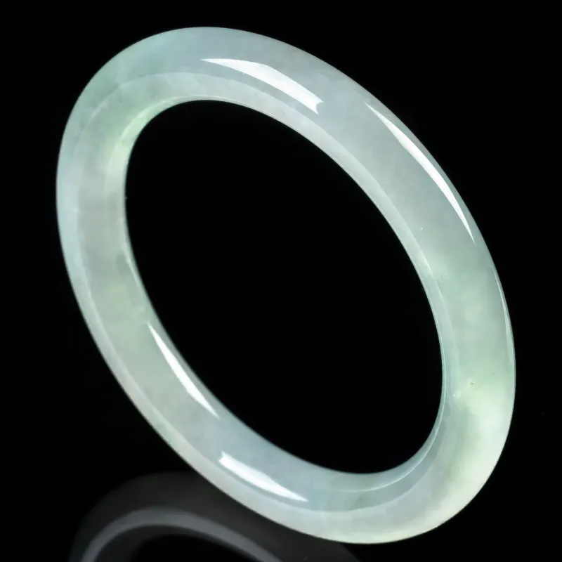 PUPAN Glutinous Jade Jadeite Bangles Women's-4