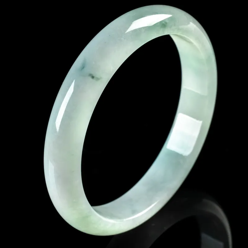 PUPAN Ice Glutinous Jadeite Bangles Women's-2