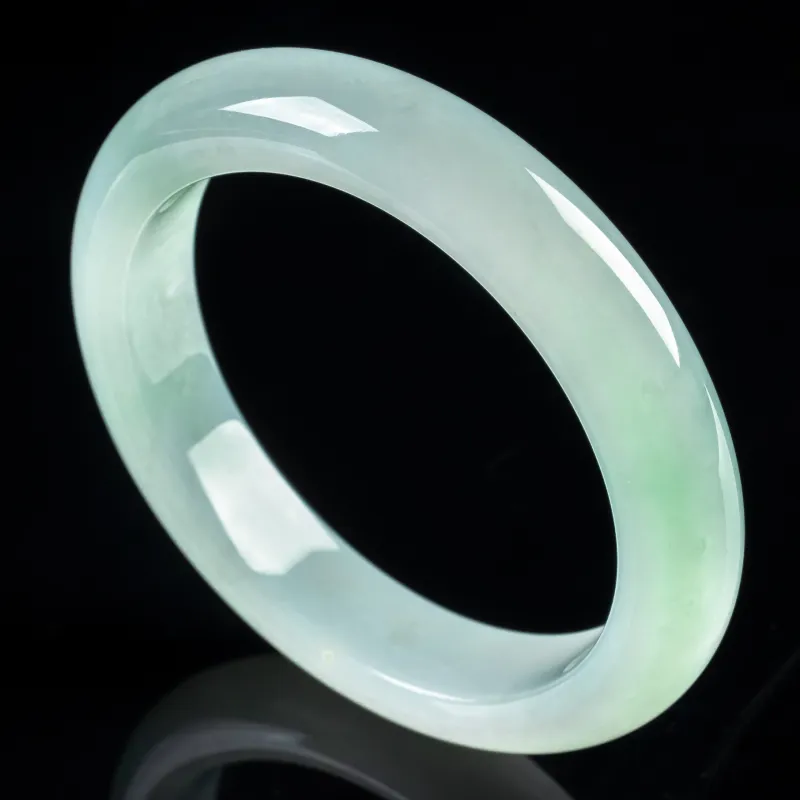 PUPAN Ice Glutinous Jadeite Bangles Women's-1