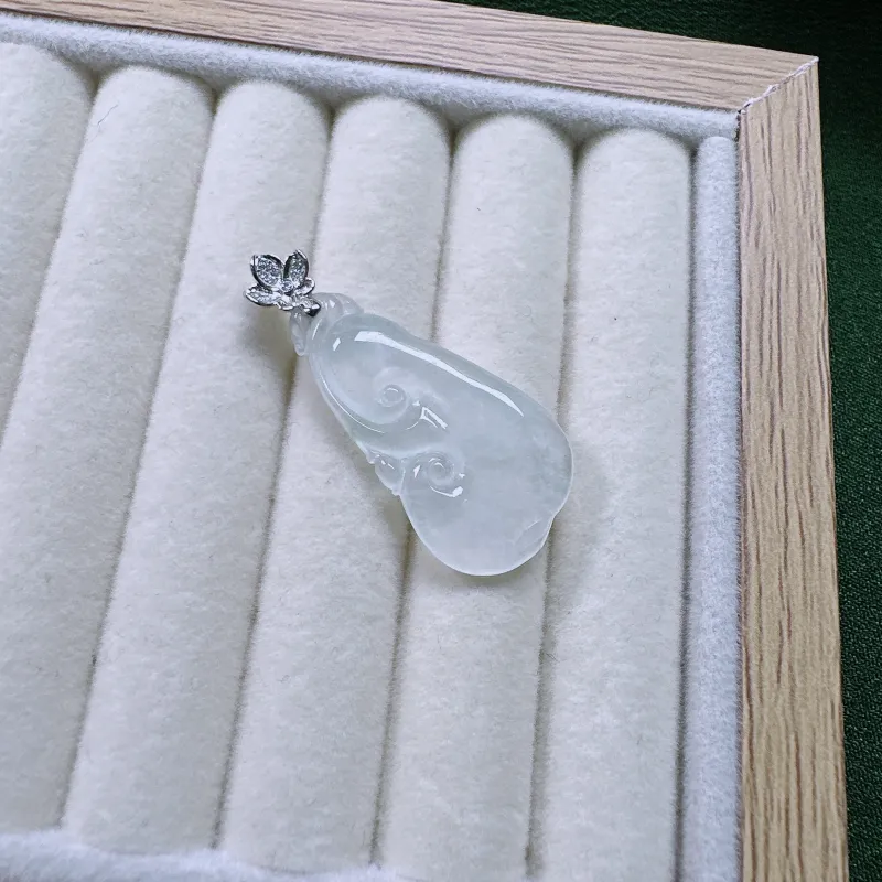 PUPAN High Ice Jade Jadeite Pendants Women's-2