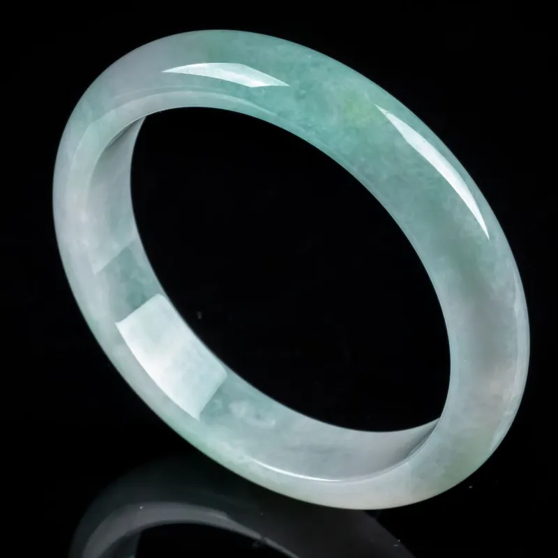 PUPAN Glutinous Jade Jadeite Bangles Women's-2