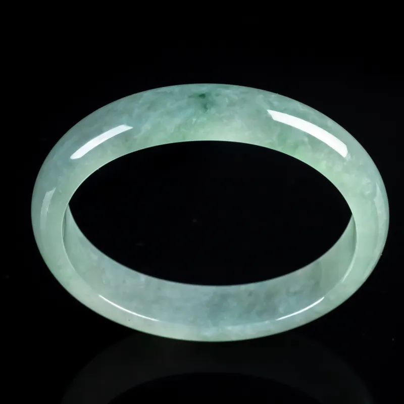 PUPAN Ice Glutinous Jadeite Bangles Women's-2