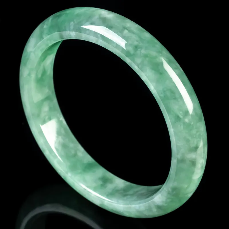 PUPAN Glutinous Jade Bangle Women's-4