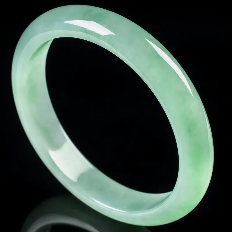 PUPAN Glutinous Jade Jadeite Bangles Women's-1