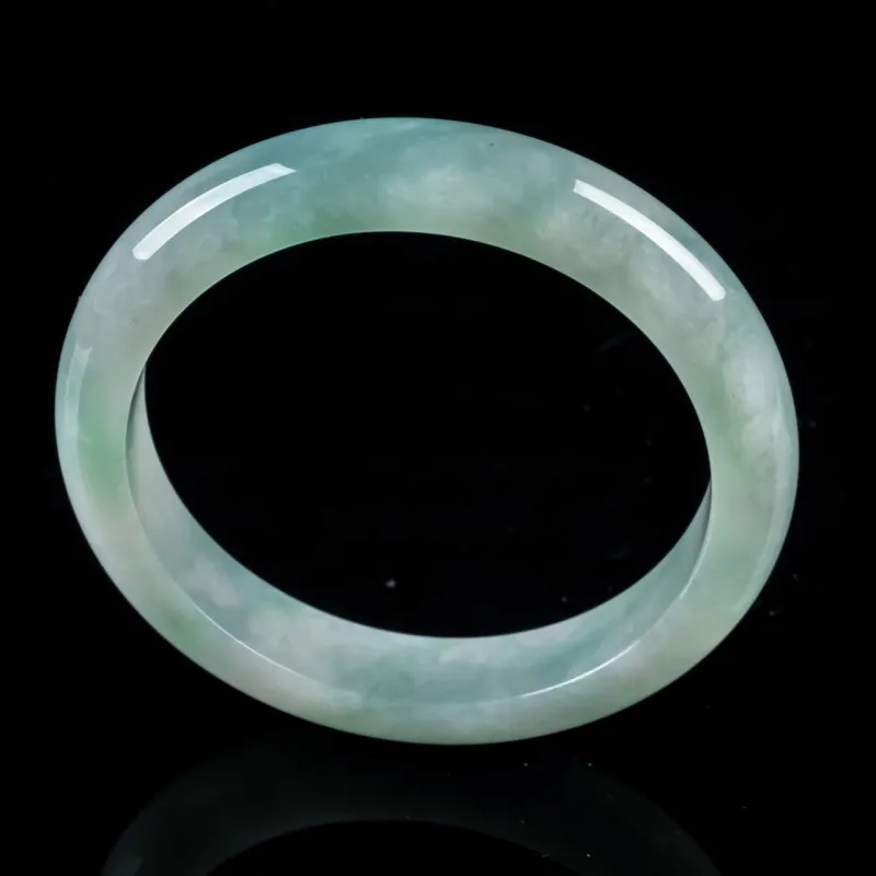 PUPAN Ice Glutinous Jadeite Bangles Unisex-3