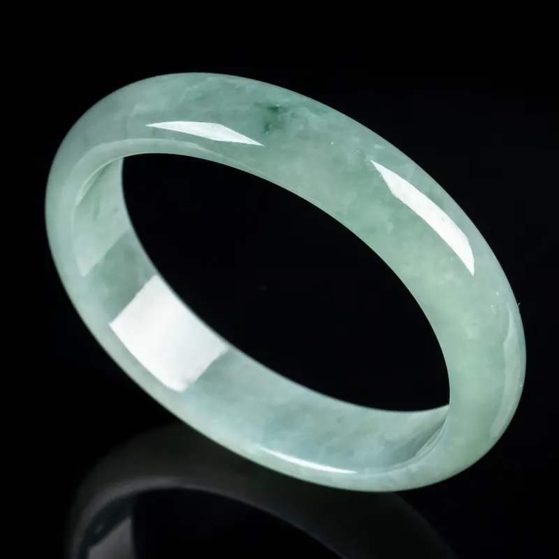 PUPAN Ice Glutinous Jadeite Bangles Women's-3