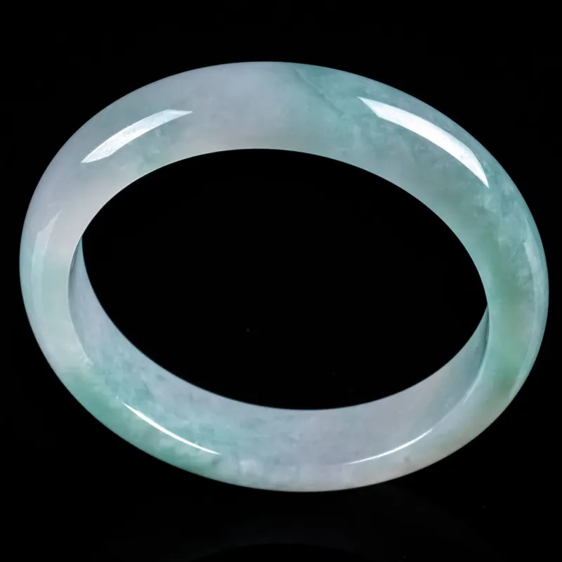 PUPAN Ice Glutinous Jadeite Bangles Women's-3