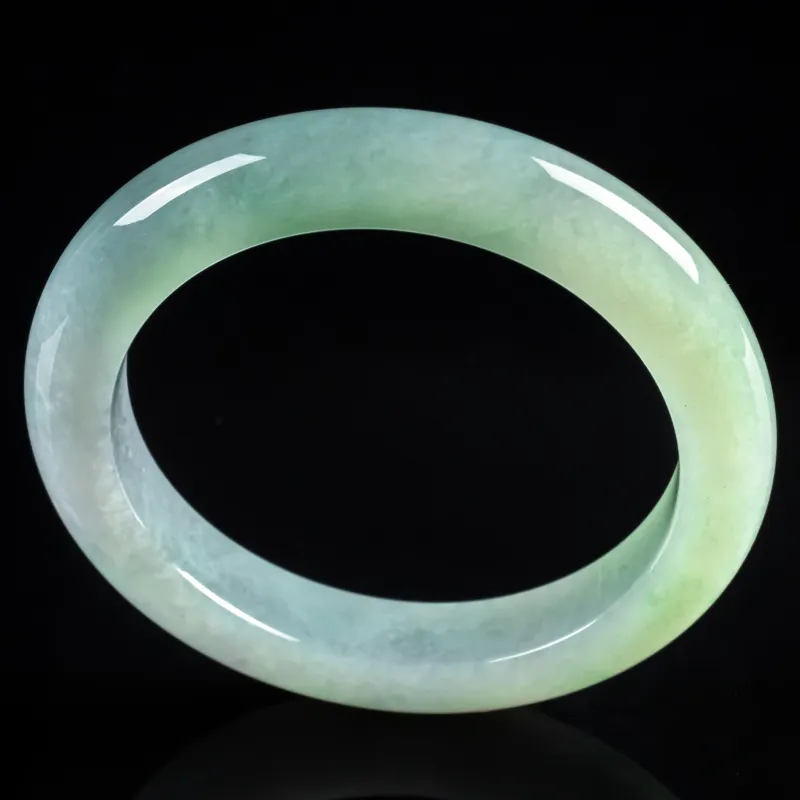 PUPAN Ice Glutinous Jadeite Bangles Unisex-3