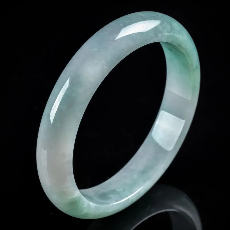 PUPAN Glutinous Jade Jadeite Bangles Women's-1