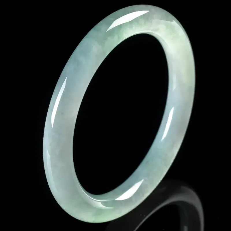 PUPAN Glutinous Jade Jadeite Bangles Women's-2