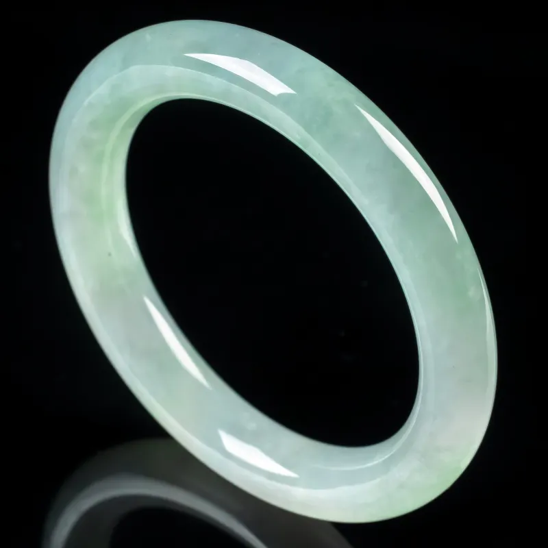 PUPAN Ice Glutinous Jadeite Bangles Women's-1
