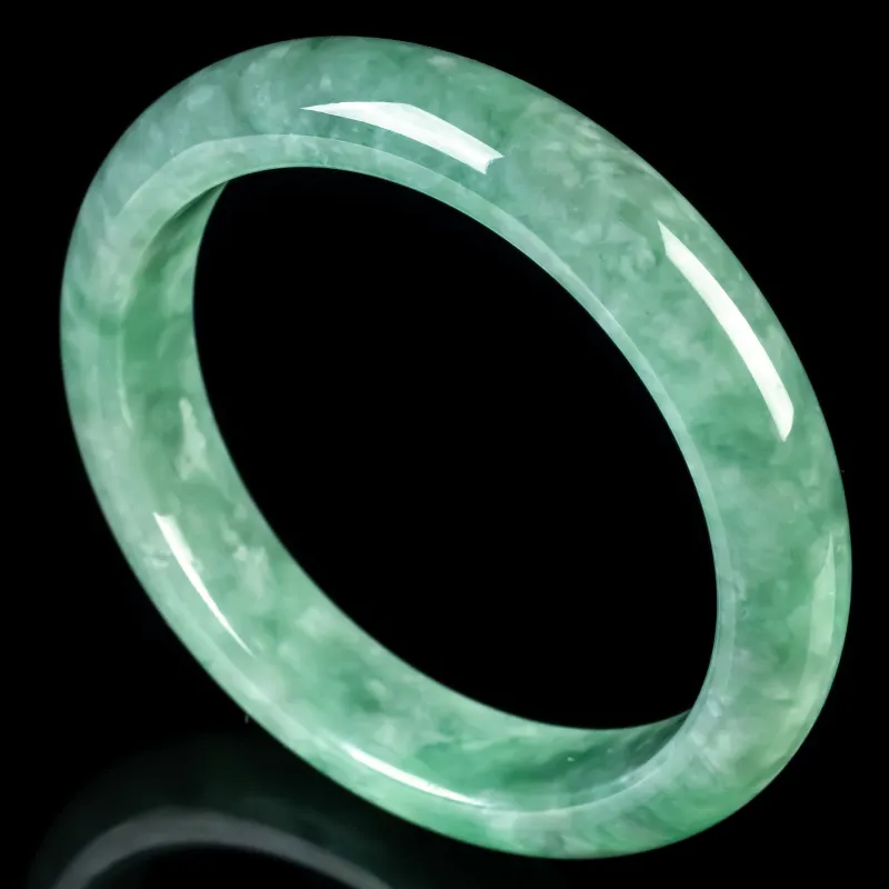 PUPAN Glutinous Jade Bangle Women's-1