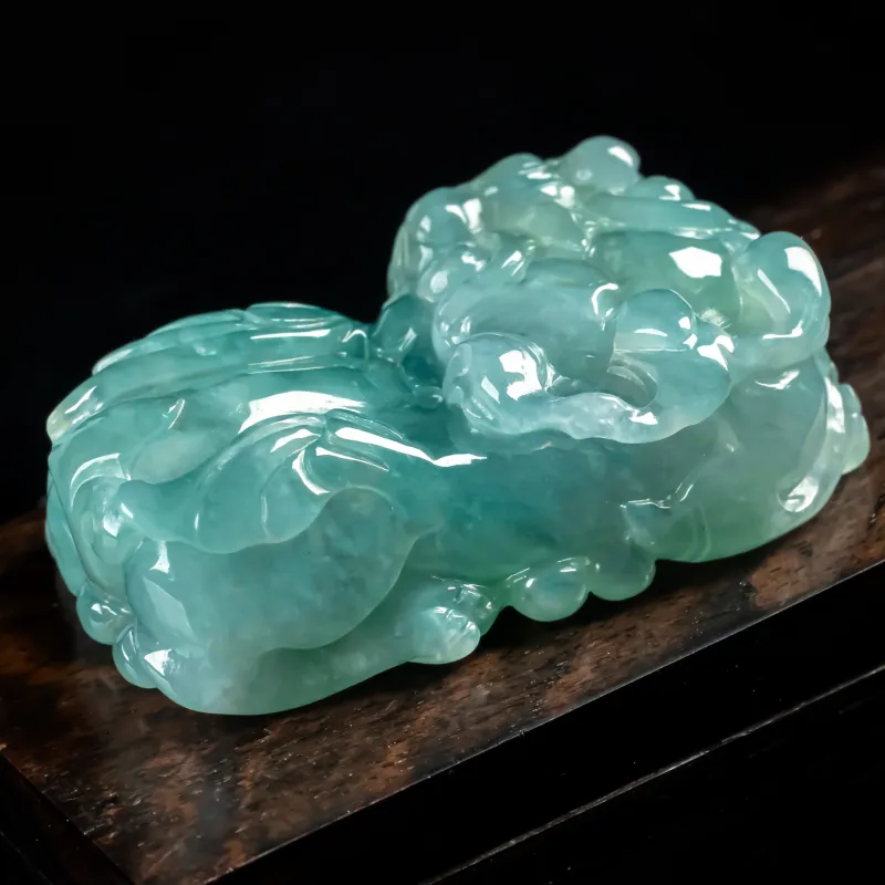 PUPAN Ice Glutinous Jadeite Pendants Unisex-2