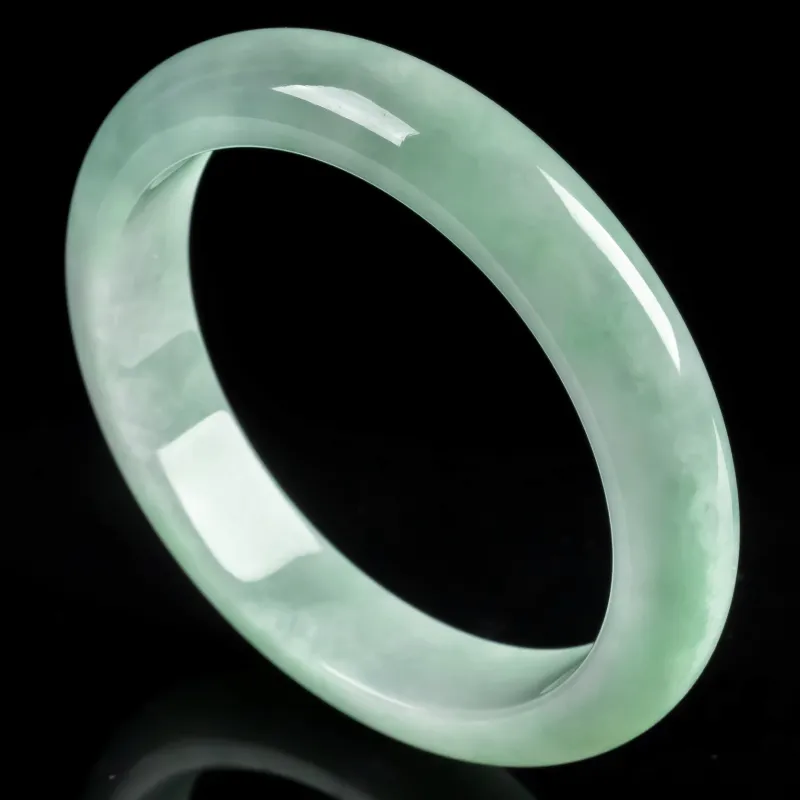 PUPAN Glutinous Jade Jadeite Bangles Women's-4
