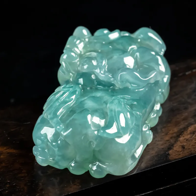 PUPAN Ice Glutinous Jadeite Pendants Unisex-1