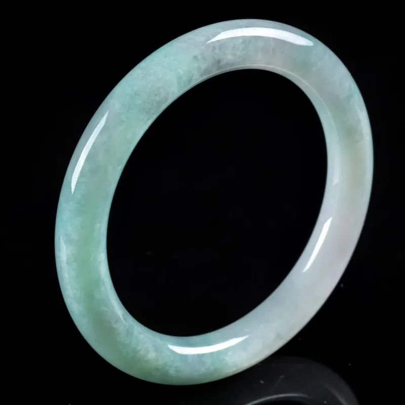 PUPAN Ice Glutinous Jadeite Bangles Women's-1