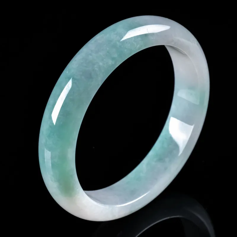 PUPAN Ice Glutinous Jadeite Bangles Women's-2