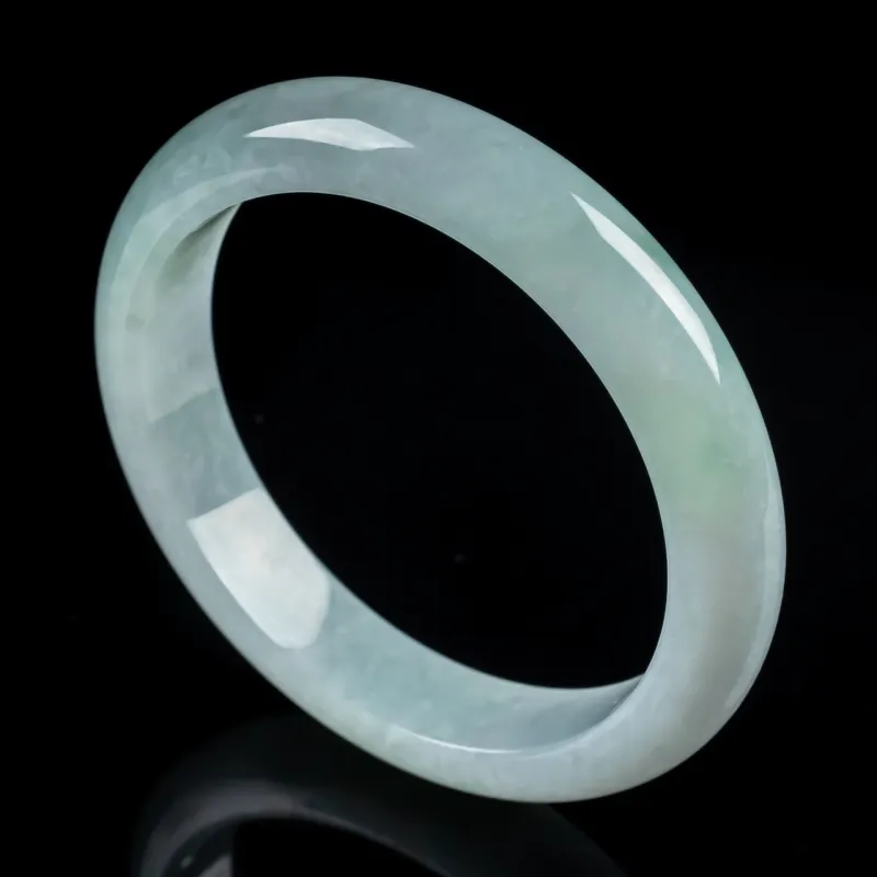 PUPAN Ice Glutinous Jadeite Bangles Women's-1