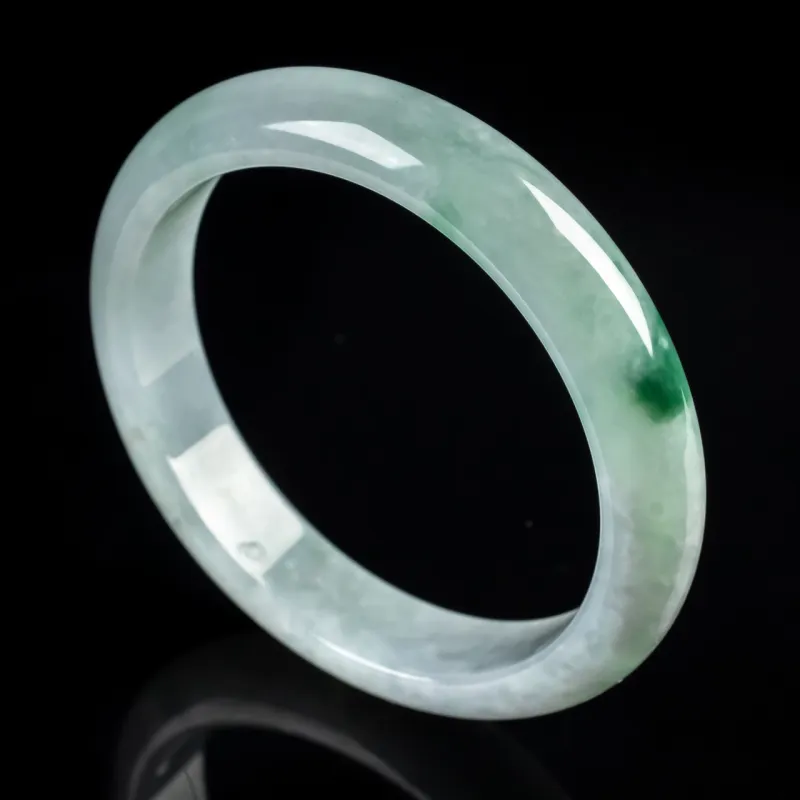 PUPAN Glutinous Jade Jadeite Bangles Women's-4