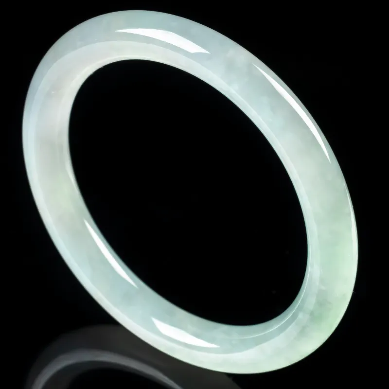 PUPAN Glutinous Jade Jadeite Bangles Women's-4