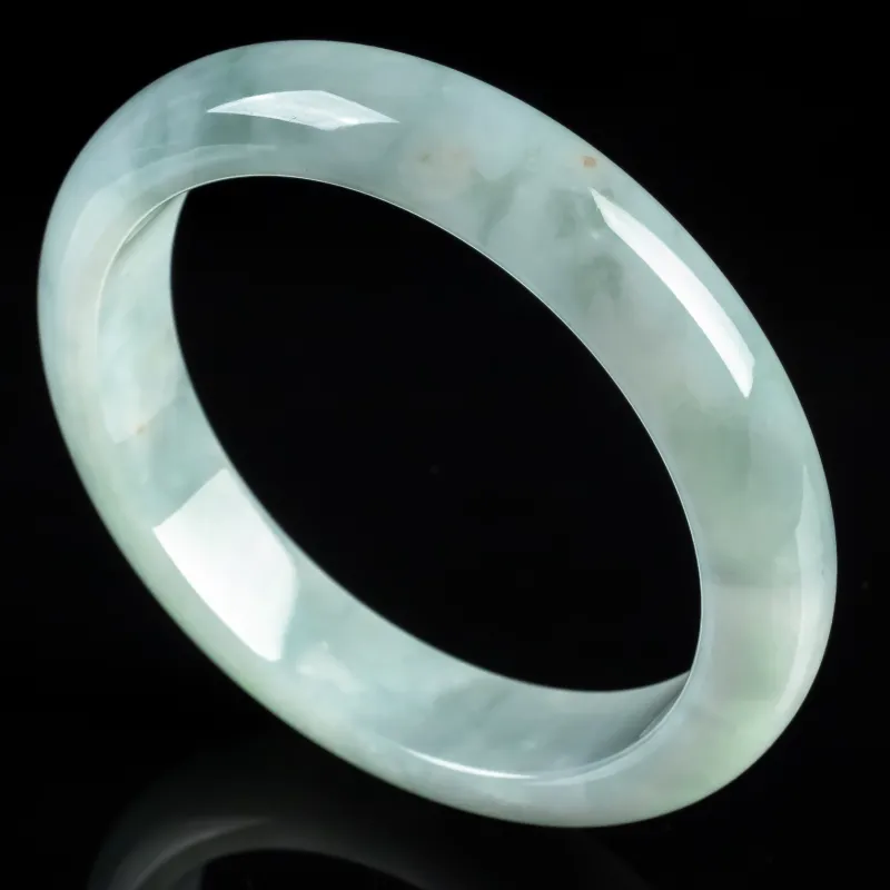 PUPAN Ice Glutinous Jadeite Bangles Women's-1