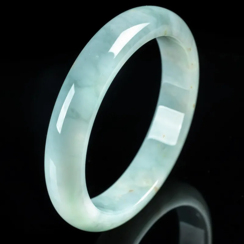 PUPAN Glutinous Jade Jadeite Bangles Women's-4
