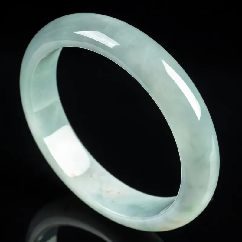 PUPAN Ice Glutinous Jadeite Bangles Women's-1