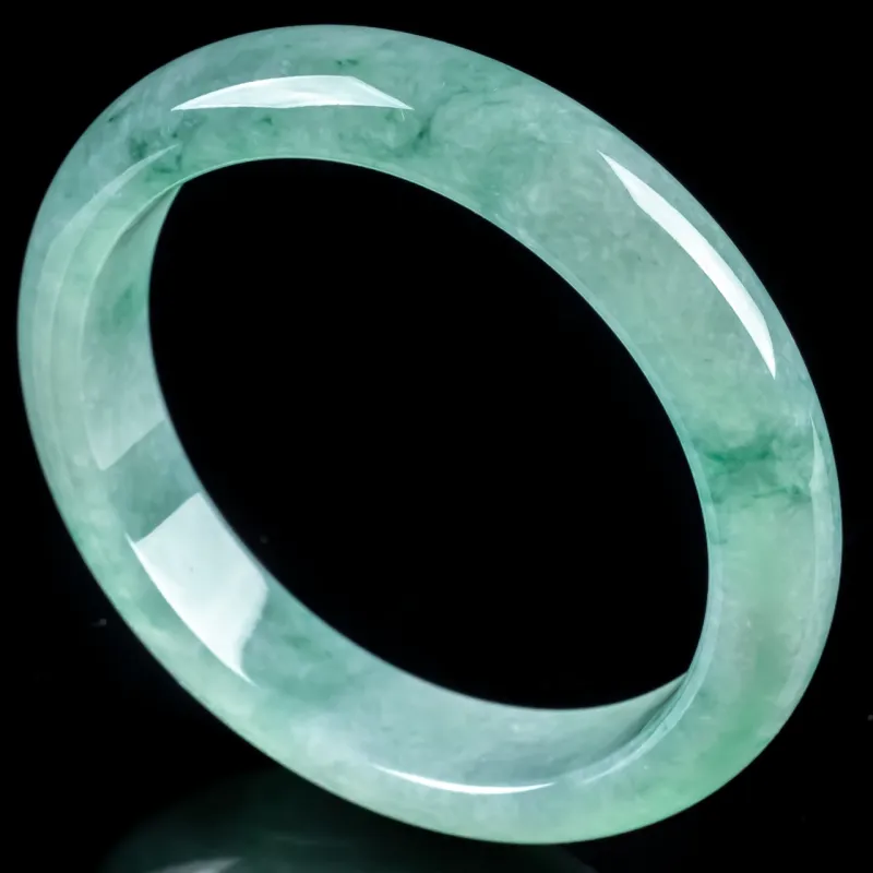 PUPAN Glutinous Jade Jadeite Bangles Women's-2