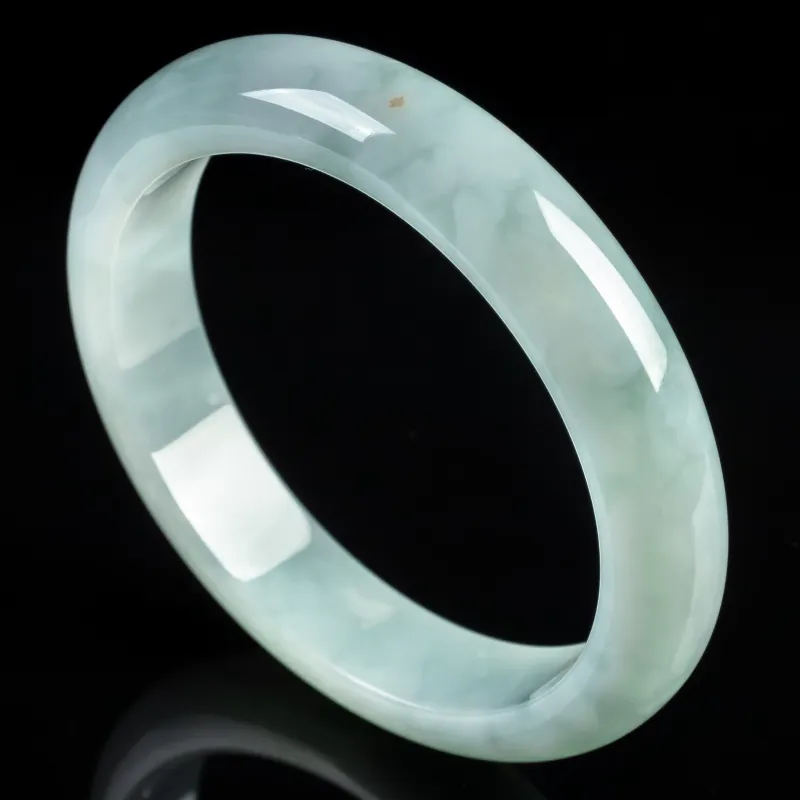 PUPAN Ice Glutinous Jadeite Bangles Women's-4