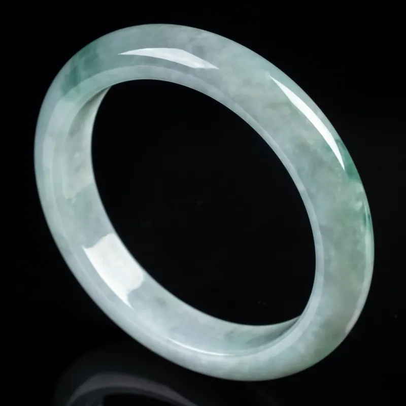 PUPAN Ice Glutinous Jadeite Bangles Women's-4