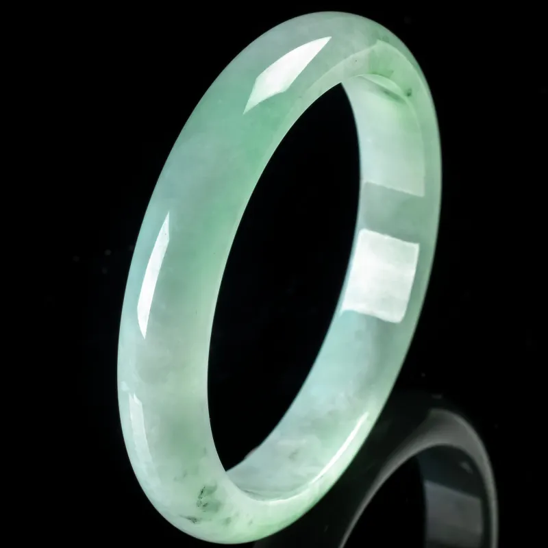 PUPAN Glutinous Jade Jadeite Bangles Women's-2