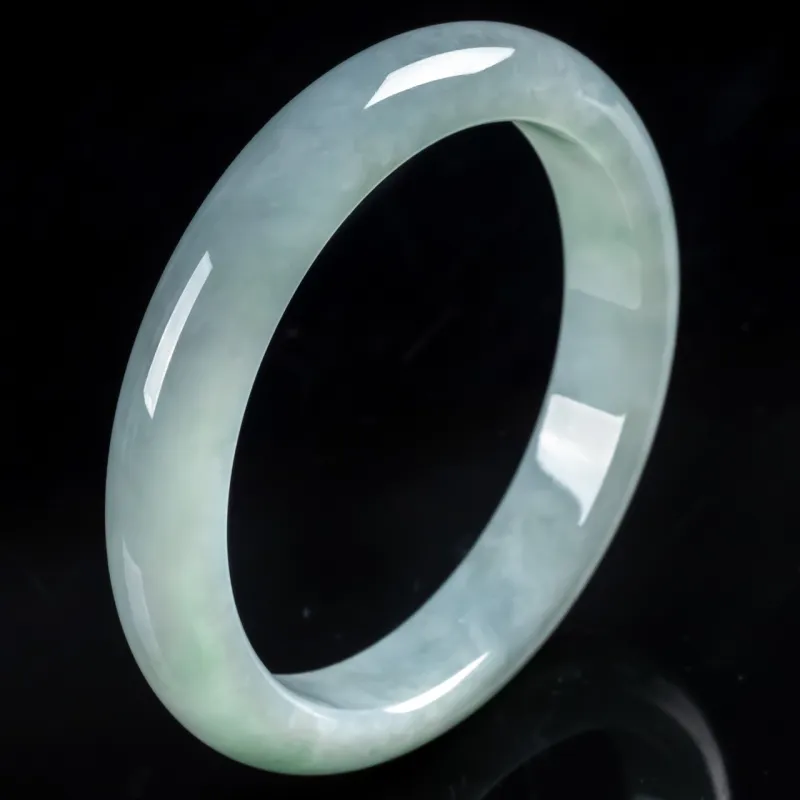 PUPAN Glutinous Jade Jadeite Bangles Women's-2