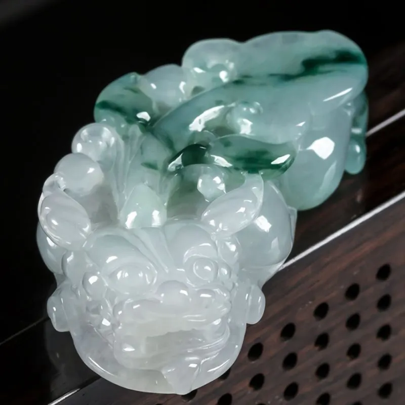 PUPAN Ice Glutinous Jadeite Pendants Unisex-2