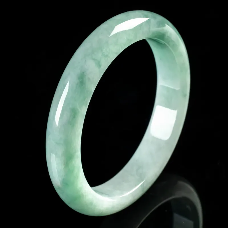 PUPAN Ice Glutinous Jadeite Bangles Women's-2