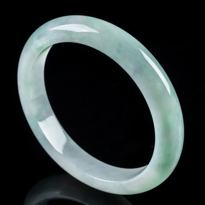 PUPAN Ice Glutinous Jadeite Bangles Unisex-4