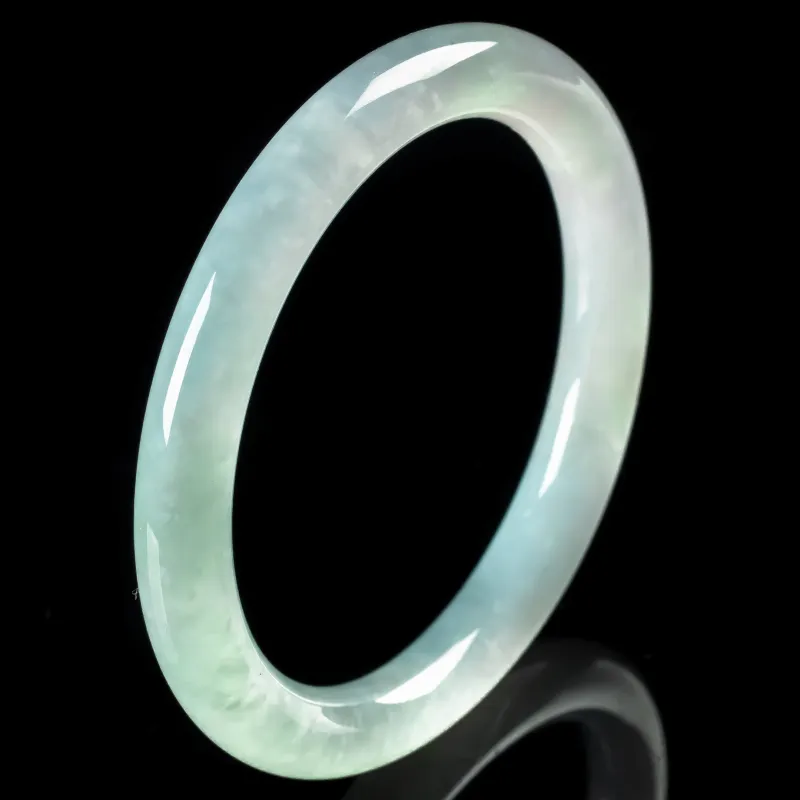 PUPAN Glutinous Jade Jadeite Bangles Women's-2