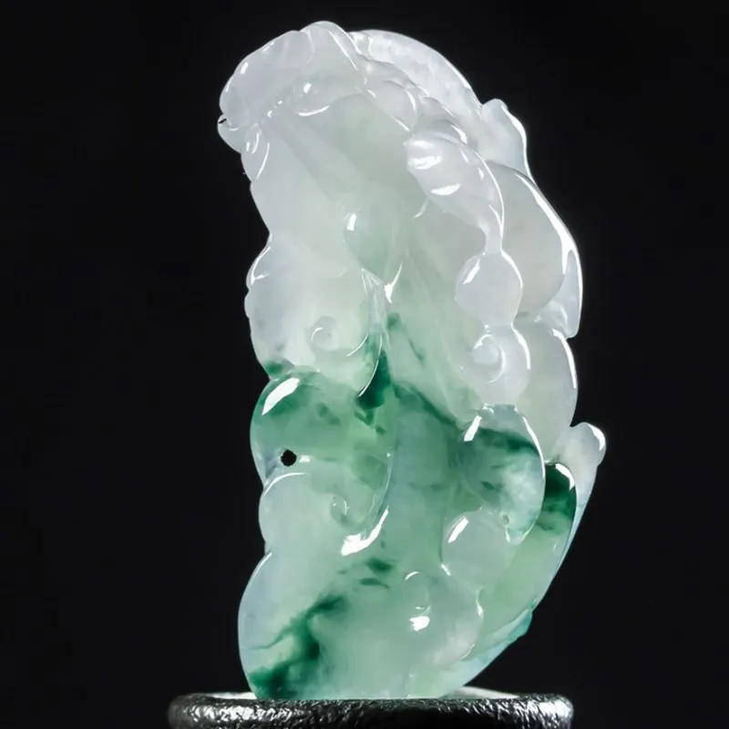 PUPAN Ice Glutinous Jadeite Pendants Unisex-4